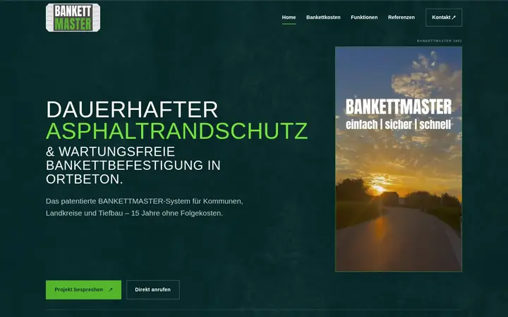 Startseite von bankettmaster.at